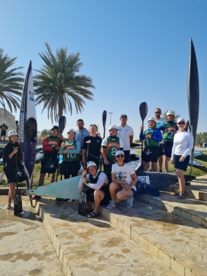 In rowing slalom in kayaks and canoes, training camps were held in Al-Ain (UAE)